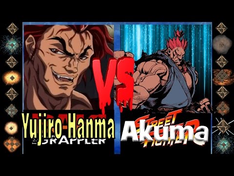 Yujiro Hanma (Baki the Grappler) vs Akuma (Street Fighter) - Ultimate Mugen Fight 2016
