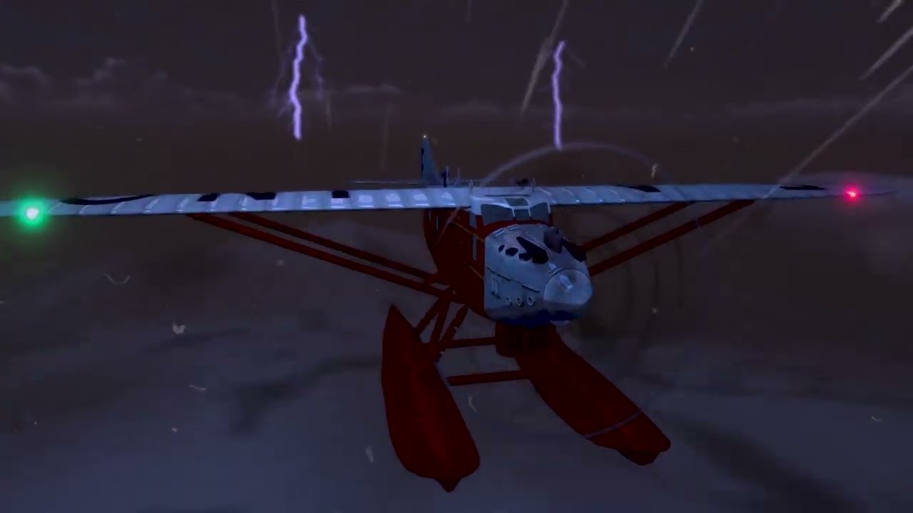 Sky Legends An Aeropostal Epic VR game showing vintage aircraft cockpit