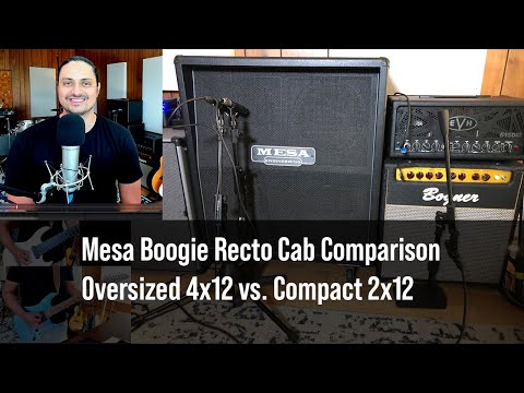 Mesa Boogie Oversized 4x12 vs. Compact 2x12 Review: Clean, Overdrive, High Gain & 8 String Guitar
