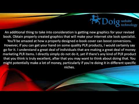 Doig Website Technology  | Tips on Just How to Make use of PLRs