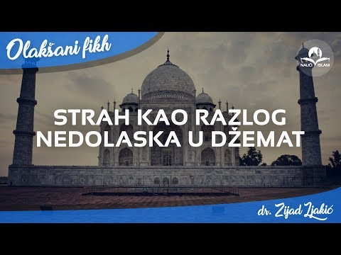 Strah kao razlog nedolaska u džemat - dr. Zijad Ljakić