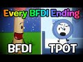 Every BFDI Ending Up To TPOT 10