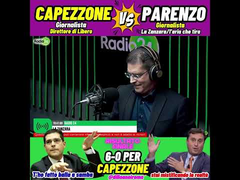Capezzone Vs Parenzo alla Zanzara!