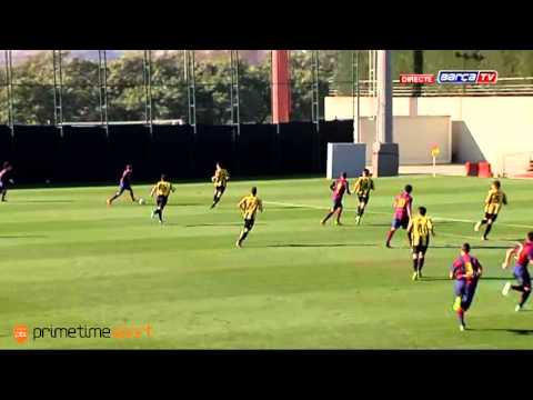 Gol de Marc Rio, Juvenil B FC Barcelona vs Mataro