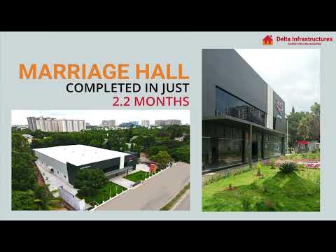 Convention hall steel structure