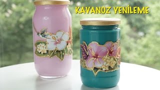 GERİ DÖNÜŞÜM - KAVANOZ YENİLEME - RECYCLING JAR MAKE UP