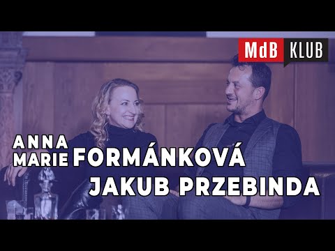 📺 MdB KLUB talkshow - Anna Marie Formánková, Jakub Przebinda - hosté Jonáše Floriána - 36. díl