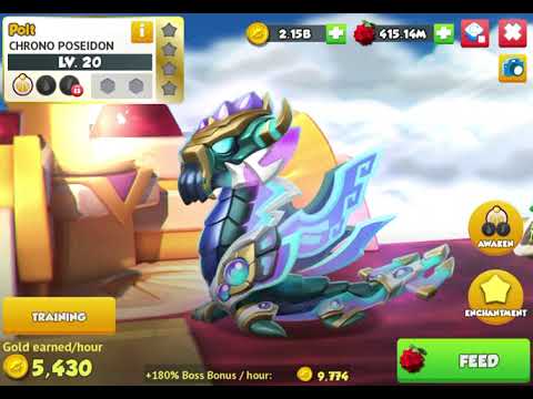 Hatching Chrono Poseidon in dml