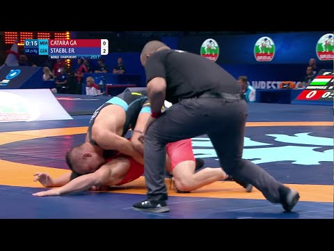 1/2 GR - 71 kg: F. STAEBLER (GER) df. D. CATARAGA (MDA) by VPO1, 4-2