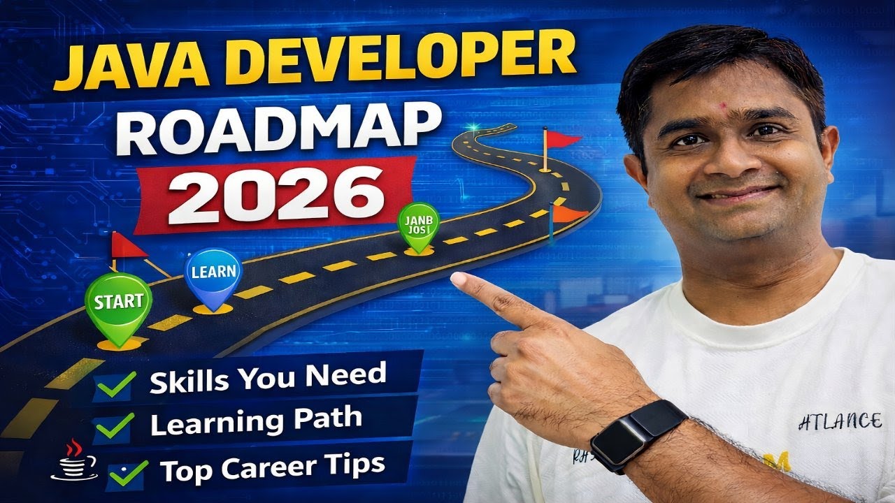 Java Developer Roadmap 2026 | Step-by-Step Guide | Code with Dharmaveer