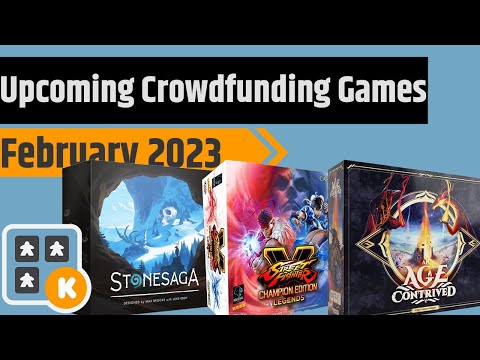 Upcoming Kickstarter & Gamefound Board Games for February 2023