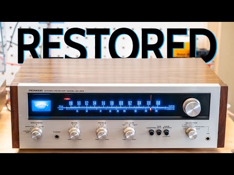 Restaurierung eines Pioneer SX 424 (Lampen, Kondensatoren, Transistoren)
