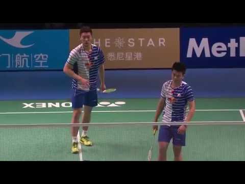 XIAMENAIR Australian Badminton Open 2016 | SF M5-MD | Liu/Zheng vs Fer/Suk
