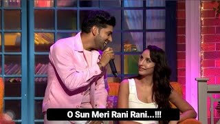 Guru Randhawa sang Banja Tu Meri Rani for Nora Fatehi in The Kapil Sharma Show | Guru Lover
