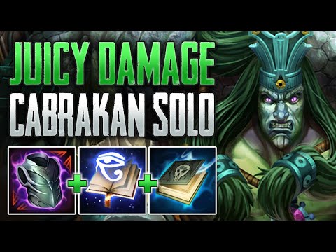 SO MUCH BURST DAMAGE! Cabrakan Solo Gameplay (SMITE Conquest A-Z)