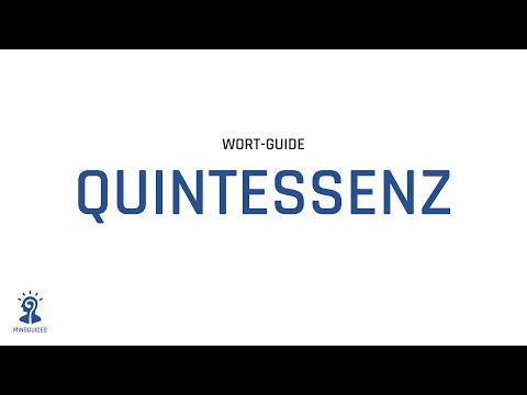 was bedeutet Quintessenz