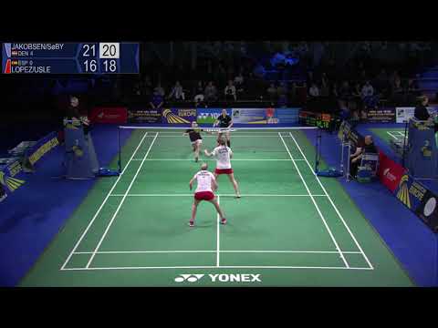 Match point - Denmark (Jakobsen / Søby) vs Spain (Lopez / Usle) - EMTC 2019