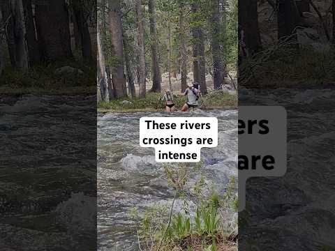 River crossings on the Pacific Crest Trail