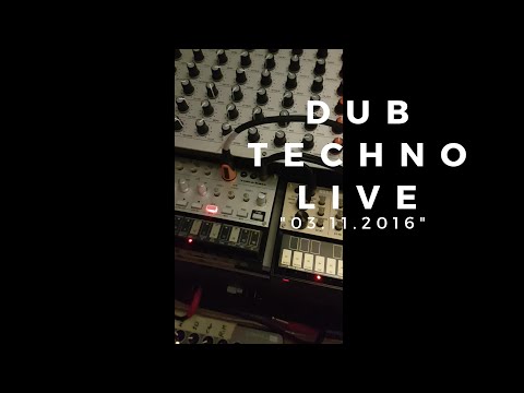 DUB TECHNO LIVE Session | One-Handed Dub :) | 03.11.2016
