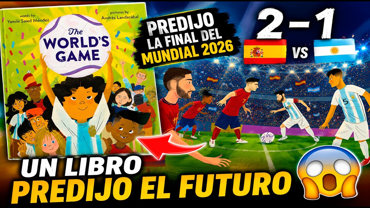 EL LIBRO INFANTIL QUE PREDIJO LA FINAL DEL MUNDIAL 2026 ESPAÑA VS ARGENTINA