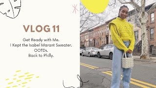 VLOG 11 | Morning Routine. Fashion Interviews. OOTDs. Back to Philly. | CHANELFILES
