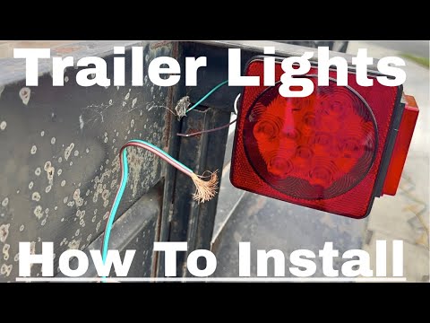 How To Install And Wire Trailer Lights - DIY