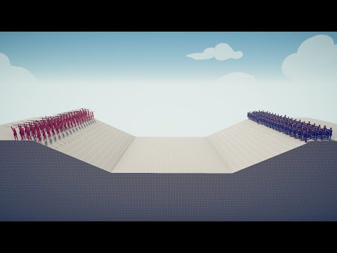 50 RANGED UNITS vs 50 SHIELD UNITS - Totally Accurate Battle Simulator - TABS