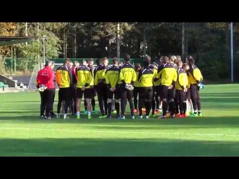 Eerste training onder Runar Kristinsson