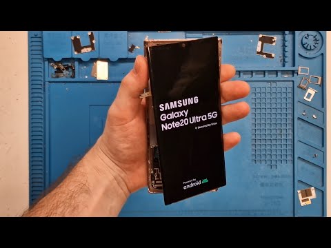 🔧Galaxy Note 20 Ultra Glass only replacement (complete guide) 4K⚙️