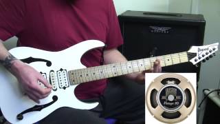Video thumbnail for Celestion Vintage 30 vs WGS Veteran 30 by Paul Bateman