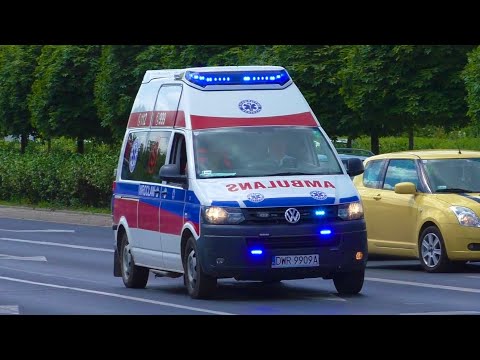 [Compilation] Ambulances Responding with code 3 in Wroclaw - Alarmowo Karetką Pogotowie we Wrocław