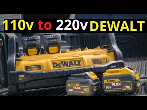 dewalt portable power station from 110v to 220v flexvolt