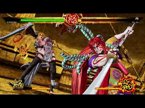 Samurai Shodown——Kyoshiro Senryo VS Iroha（AI）