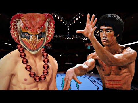 BRUCE LEE VS KING SERPENT 😱🔥*INSANE FIGHT* (EA SPORTS UFC 4) UFC KNOCKOUTS | BRUCE LEE FIGHT | UFC