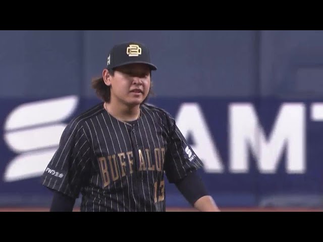 【7回表】バファローズ・宮城大弥 流石のコントロール!! 無失点で切り抜ける好投!!   2024年9月15日 オリックス・バファローズ 対 福岡ソフトバンクホークス