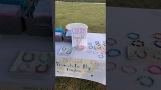 Bracelet Selling Stand! #bracelet #etsyshop #beadedbracelets