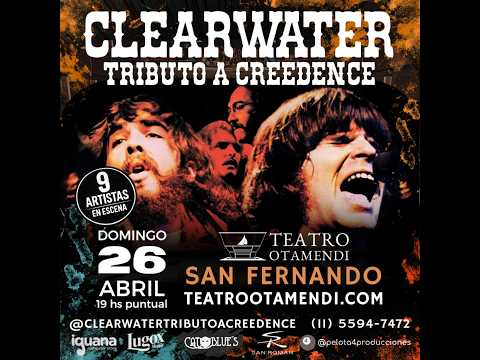 CLEARWATER Tributo a CREEDENCE llega SAN FERNANDO con un Show Inolvidable!!!