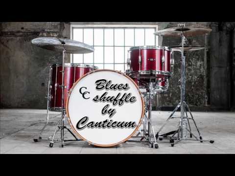 Drum groove 80 bpm Blues shuffle