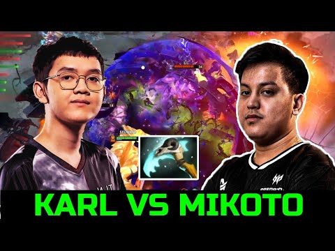 KARL VS MIKOTO MID BATTLE - INTENSE GAME DOTA 2