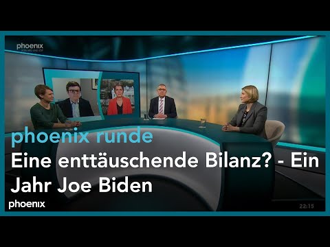phoenix runde: Eine enttäuschende Bilanz? - Ein Jahr Joe Biden