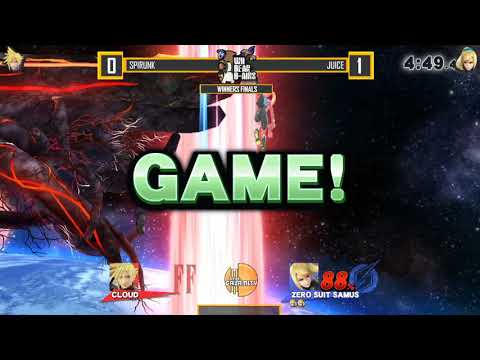 Ultra WBB #140 | Spirunk (Cloud) vs Juice (ZSS) - Winners Finals - Super Smash Bros. for Wii U