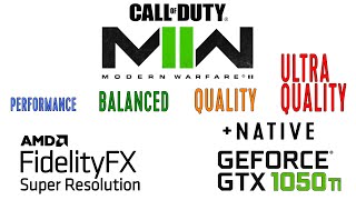 Call of Duty Modern Warfare 2 _ 2022 - FSR 1 - All preset  vs Native