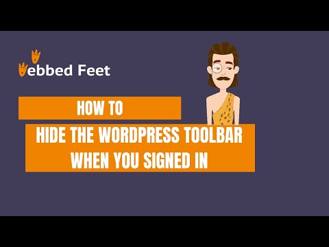 How to Hide the WordPress Toolbar When You Signed in