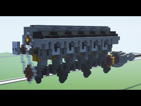 Working Redstone Minecraft V12 Engine