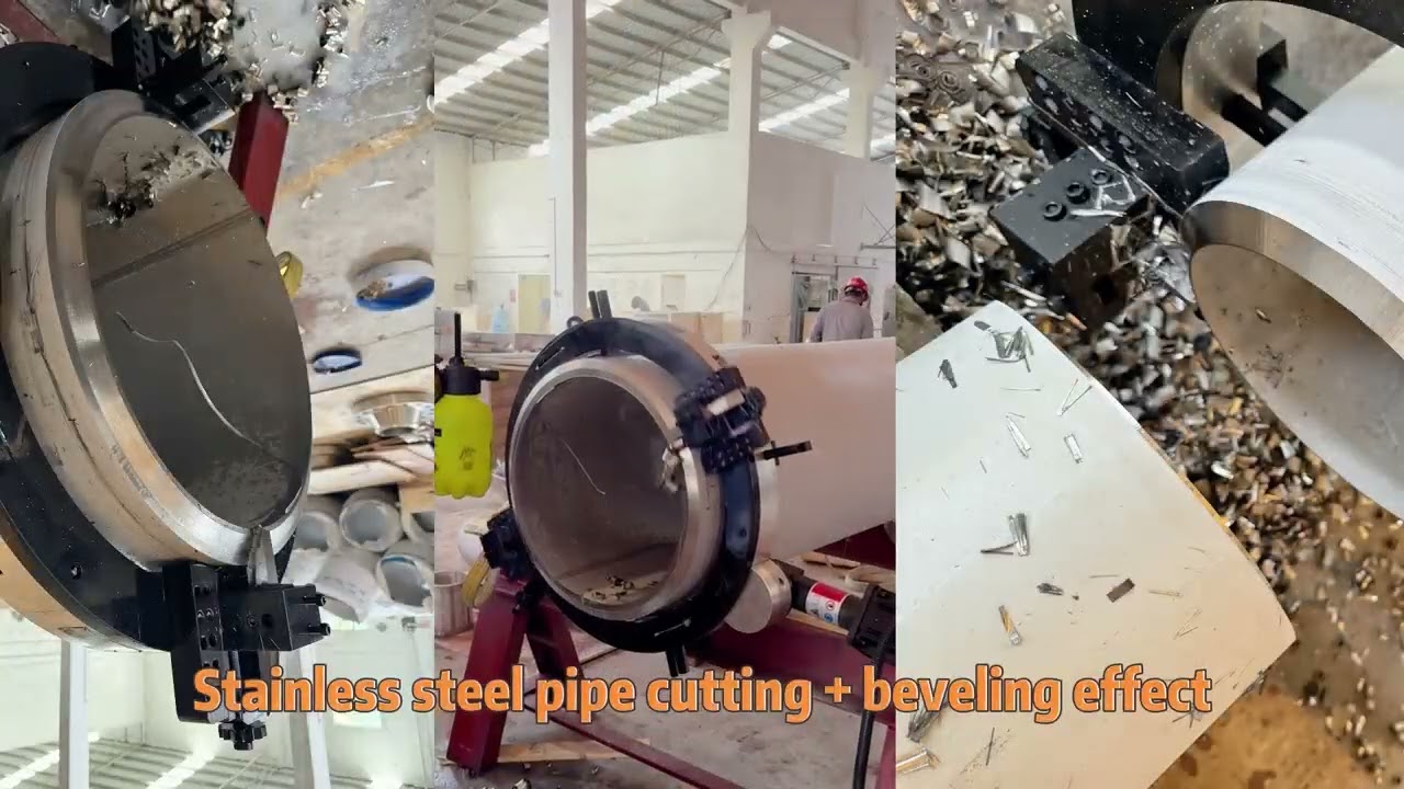 Split Frame Clamshell Pipe Cutter Demo