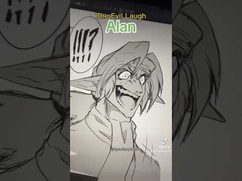 evil laugh #dnd #kobold #werewolf #elf  #drawing #art #artist #furry