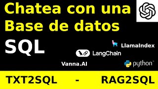 Distintas formas de chatear con una base de datos sql
