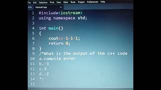 What is the output of the c++ program??#practicequestion #c++ #programming