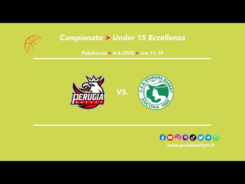 HIGHLIGHTS UNDER 15 ECCELLENZA BASKET 2024-2025 - PERUGIA BASKET VS. CAB STAMURA ANCONA