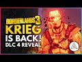 BORDERLANDS 3 | Krieg is BACK! New DLC 4 Psycho Krieg and the Fantastic Fustercluck Revealed!